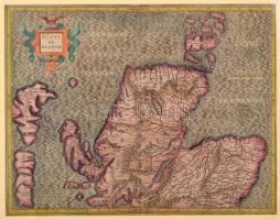 cca 1606 Gerhard Mercator (1512-1594) - (Hondius kiadása): Scotiae Regnum - Skócia térképe. Színezet...