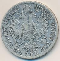 Ausztria 1891. 1Fl Ag "Ferenc József" T:2-,3 patina
Austria 1891. 1 Florin Ag "Franz...