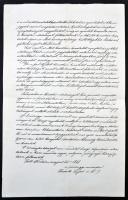 Buda 1848. május 24. "Pénzügy ministeri Rendelet Kamatos Kincstár-utalványok Kibocsátása ügyébe...