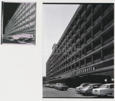 1968 Balatonfüred, Hotel Annabella, 2 db korabeli negatívról készült mai nagyítás, 13x18 cm + hozzáa...