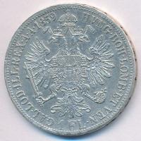 Ausztria 1859A 1Fl Ag "Ferenc József" T:2 kis ph., k.
Austria 1858A 1 Florin Ag "Fra...