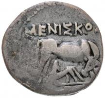 Illíria / Dürrachium Kr. e. 229-100. Meniszkosz és Arkhipposz Drachma Ag (3,1g) T:2-  Illyria / Dyrrachium 229-100. BC Meniskos and Archippos Drachm Ag (3,1g) C:VF