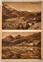 cca 1930, Ansichts-Karten album der Bernina-Bahn, Chur, Manatschal Ebner & Co. Német nyelvű lepo...