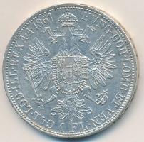 Ausztria 1861A 1Fl Ag "Ferenc József" T:1-,2
Austria 1861A 1 Florin Ag "Franz Joseph...