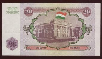 Tadzsikisztán 1994. 1R,5R,10R,20R,50R,100R,500R,1000R T:I