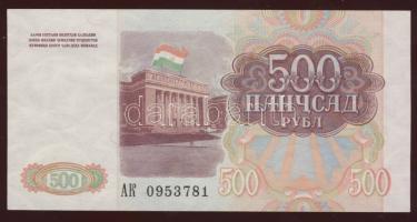Tadzsikisztán 1994. 1R,5R,10R,20R,50R,100R,500R,1000R T:I