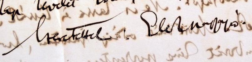 Benedek Elek ismeretlennek írt levele, "Kedves Anna" megszólítással, Elek nagyapó aláíráss...