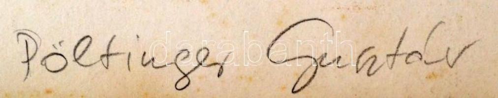 cca 1936 Pöltinger Gusztáv: Farsangi bálon, jelzés nélküli vintage fotóművészeti alkotás a szerző ha...