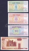 Fehéroroszország 1995. 50.000R + 1996. 100.000R (2x) + 1998. 500.000R + 1999. 1000.000R + 2000. 1R,5R,10R,50R + 2001. 20R (3x) T:I
