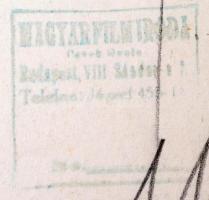 cca 1937 Czvek Gyula (Magyar Film Iroda) vintage fotója, pecséttel jelzett, 30x24 cm