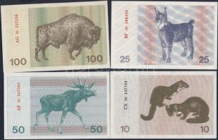 Litvánia 1991. 0.10T,0.20T (2x),0.50T,1T,3T,5T,10T,25T,50T,100T T:I