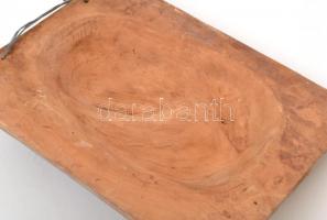 Madonna a kis Jézussal falikép, apró hibákkal, jelzés nélkül, festett kerámia, 28×22 cm