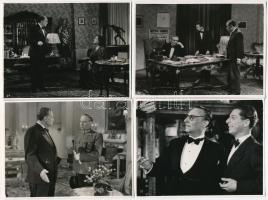 cca 1940 Magyar film Iroda 7 db filmfotó különböző filmekből számos magyar színésszel 11x9 cm