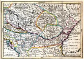 cca 1700 Le Royaume de Hongrie et des Pays qui en dependoient autrefois dressée sur les observations...