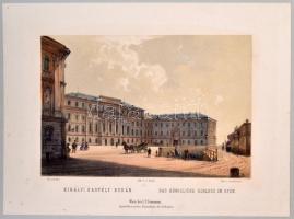 Rudolf Alt (1812-1905): Buda-Pest előadva Alt Rudolf által c. könyv 16 kőnyomatos városképe egyedi k...