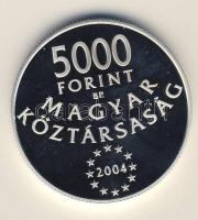 2004. 5000Ft Ag "Magyarország az EU tagja" T:PP Csak 10000db!