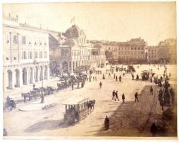 cca 1890 Nice, Cannes, Monaco, Monte Carlo. 19 db nagyméretű keménytáblás városképes fotót tartalmaz...