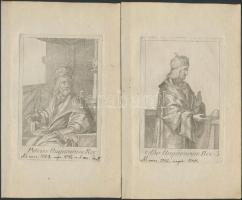 Nádasdy Ferenc Mausoleumának király és fejedelemábrázolásai alapján készült XVIII. sz. végi metszet ...