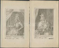 Nádasdy Ferenc Mausoleumának király és fejedelemábrázolásai alapján készült XVIII. sz. végi metszet ...