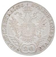 Ausztria 1830C 20kr Ag "I. Ferenc" Prága (6,56g) T:2,2- / 
Austria 1830C 20 Kreuzer Ag &q...