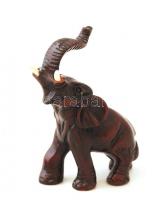 Elefánt, műgyanta, apró hibával, m:10,5 cm