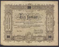 1848. "Kossuth bankó" 10Ft T:III