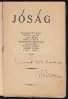 Jóság (Antológia). Lakatos Péter Pál, Sükösd Ferenc, Vajda János, Forgács Antal, Radnóti Glatter Mik...