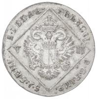 Ausztria 1802A 7kr Ag "II. Ferenc" Bécs (4,7g) T:2,2- kis patina / 
Austria 1802A 7 Kreuz...