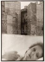 cca 1980 Budapest, Móricz István: Álomszép valóság, feliratozott vintage fotóművészeti alkotás, 39x3...