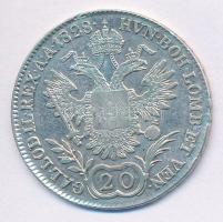 Ausztria 1828A 20kr Ag "I. Ferenc" (6,63g) T:2,2- kis ph.
Austria 1828A 20 Kreuzer Ag &qu...