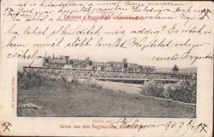 Nagybáród Coal-mine, train (EB)