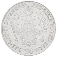 Ausztria 1845A 20kr Ag "I. Ferdinánd" Bécs (6,69g) T:1- / 
Austria 1845A 20 Kreuzer Ag &q...