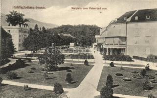 Rogaska Slatina, Rohitsch-Sauerbrunn; Kurplatz vom Kaiserbad aus / spa square