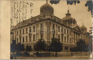 1904 Nagyvárad, Oradea; Pénzügyi palota, , kiadja Sonnenfeld Adolf / palace, photo (kis felületi sérülés / minor surface damage)