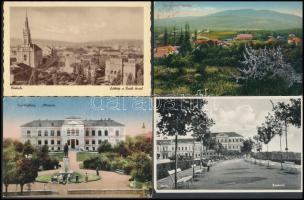 22db RÉGI főként magyar városképes lap, vegyes minőségben / 22 pre-1945 mostly Hungarian town-view postcards, mixed quality