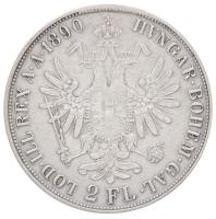 Ausztria 1890. 2Fl Ag "Ferenc József" (24,5g) T:2,2- ph. / 
Austria 1890. 2 Florin Ag &qu...