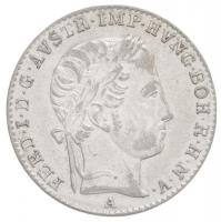 Ausztria 1843A 3kr Ag "I. Ferdinánd" Bécs (1,64g) T:2 /  Austria 1843A 3 Kreuzer Ag "Ferdinand I" Vienna (1,64g) C:XF Krause KM#2191