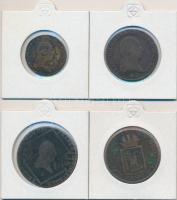 Ausztria 1800A 1kr Cu + 1800A 3kr Cu + 1807A 15kr Cu + 1848A 2kr Cu T:2-,3 oxidáció
Austria 1800A 1...