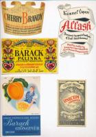 10 vegyes ital és sörcímke:/ Vintage beer labels