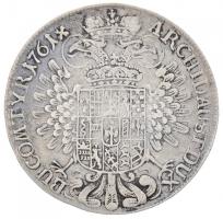 Ausztria 1761. Tallér Ag "Mária Terézia" Hall (27,65g) T:2- kis patina / 
Austria 1761. T...