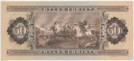 1951. 50Ft T:II-,III szép papír / 
Hungary 1951. 50 Forint C:XF,F nice paper 
Adamo F18