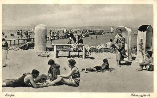 Siófok, Fövenyfürdő, strand (fa)