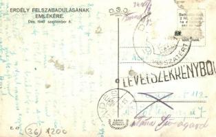 1940 Dés, Dej; bevonulás, Josif Fülöp üzlete / entry of the Hungarian troops, shop '1940 Dés vi...