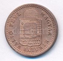 1891KB 1kr Cu "Fiume címer" T:2