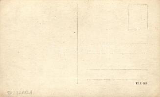 A sérült Dinara rombolóhajó az U43-mal való ütközés után az SMS Gaa mellé kötve / K.u.K. Kriegsmarin...