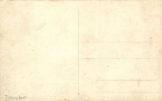 Palombaro, Taucher, K.u.K. Kriegsmarine diver, photo