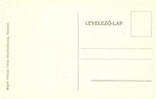 Humoros világháborús grafikai lap, kiadja a Magyar Földrajzi Intézet Rt. / Hungarian military, WWI p...