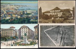 20 db RÉGI külföldi városképes lap; több német város / 20 pre-1945 European town-view postcards; with some German
