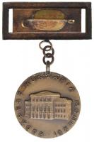 1966. "III. Congressus Radiologiae Hungaricus / Budapest Hungaria MCMLXVI" Br jelvény, tűh...