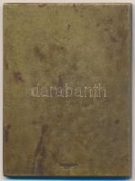 1937. "F.M.G." Br plakett. Szign.: Breznay (35x47mm) T:2